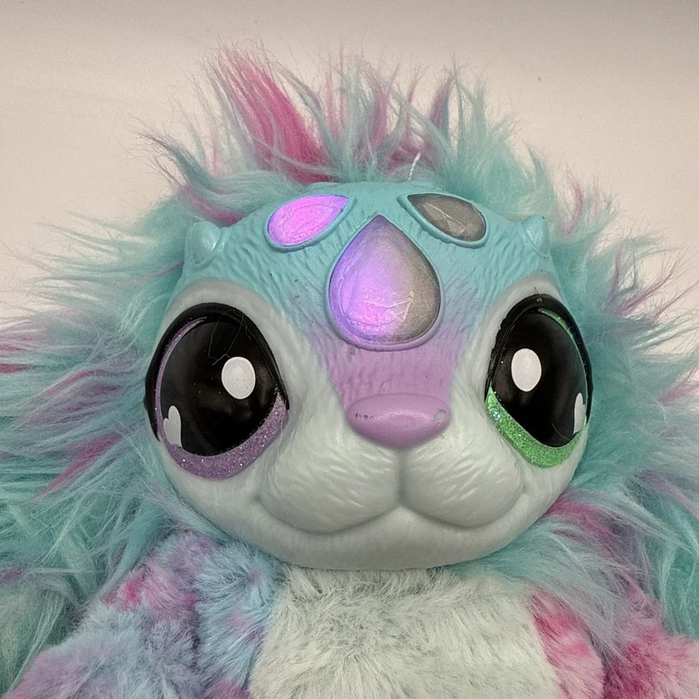 Magic Mixies Crystal Ball Magical Misting Teal & Pink Interactive Plush Pet Only